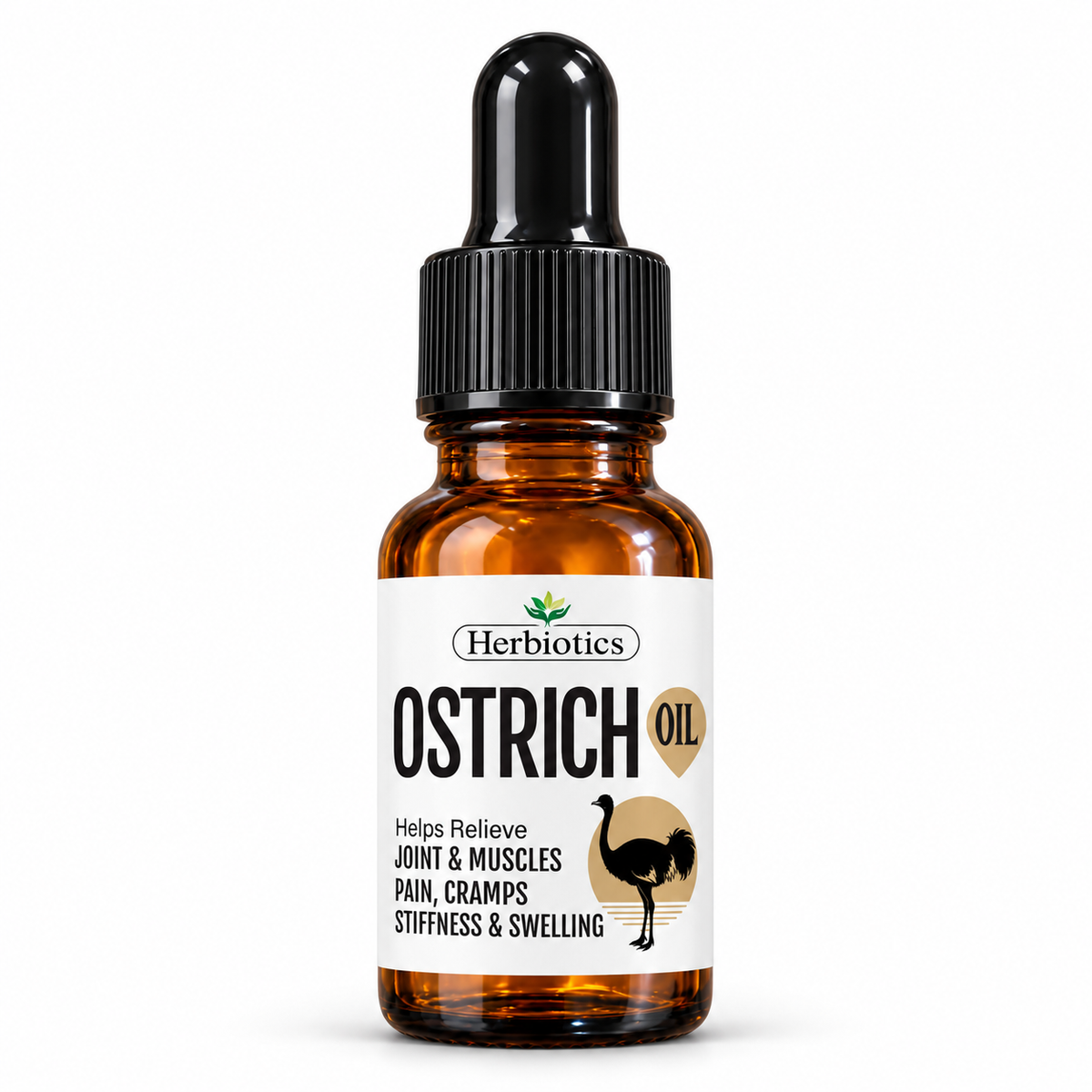 Herbiotics Ostrich Oil for Muscles & Joints Pain Relief