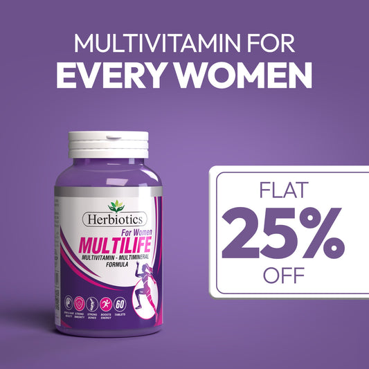 Multilife Women Multivitamin | 22 Vitamins & Minerals